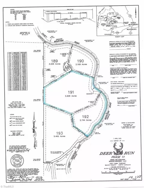 lot191 192 Casey Mountain Rd, Purlear, NC 28665 photo 2
