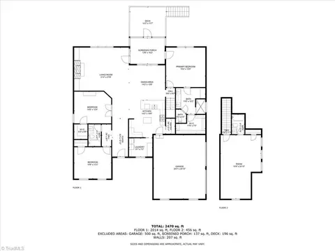Floorplan - 4006 Steeplegate Dr, Trinity, NC 27370 photo 1 of 1