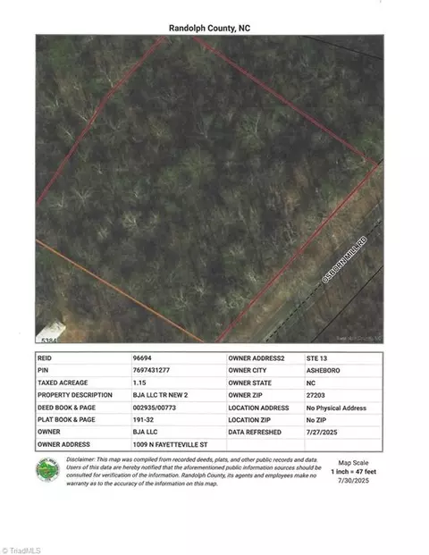 02 Osborn Mill Rd, Seagrove, NC 27341