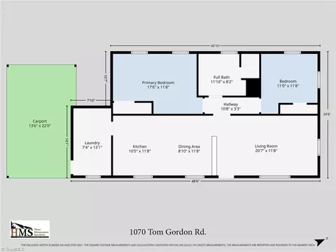 Floorplan - 1070 Tom Gordon Rd, King, NC 27021 photo 1 of 1