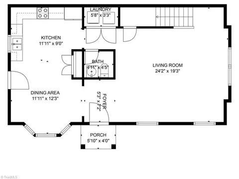 Floorplan - 428 Sandybrooke Dr, High Point, NC 27265 photo 1 of 3