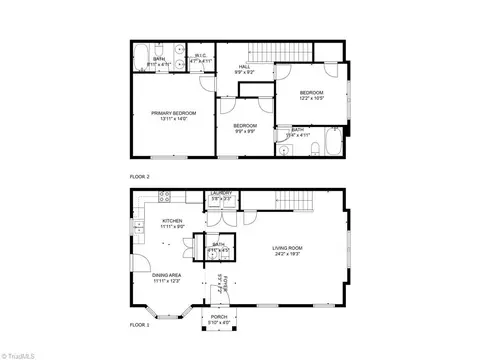 Floorplan - 428 Sandybrooke Dr, High Point, NC 27265 photo 3 of 3