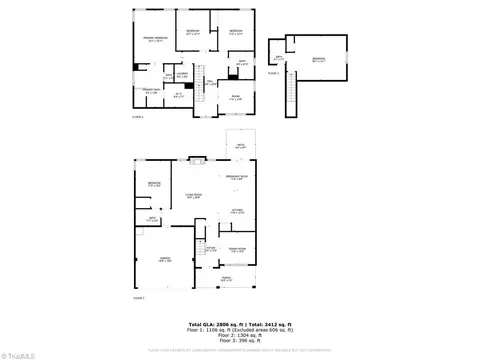 Floorplan - 6744 Planters Dr, High Point, NC 27265 photo 1 of 1