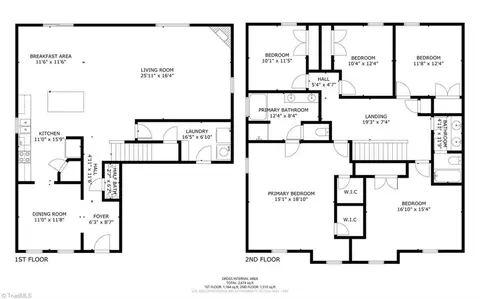 Floorplan - 2806 Splitbrooke Dr, High Point, NC 27265 photo 1 of 1