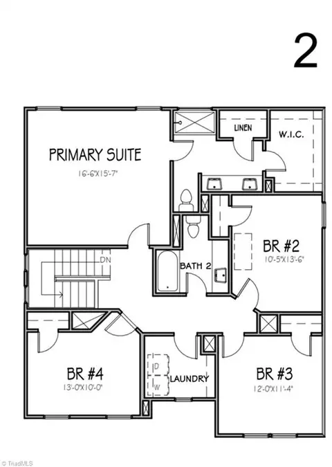 Floorplan - 5442 Rock Valley Dr, Trinity, NC 27370 photo 2 of 2