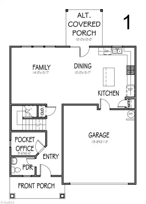 Floorplan - 5442 Rock Valley Dr, Trinity, NC 27370 photo 1 of 2