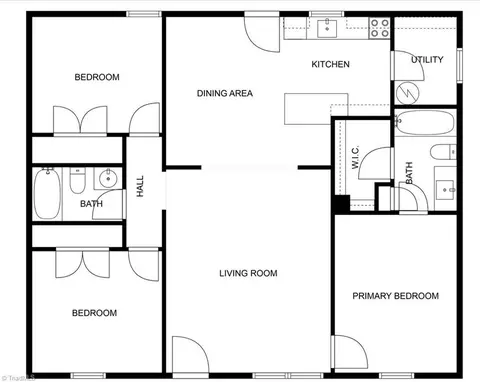 Floorplan - 5045 Lake Darr Rd, Trinity, NC 27370 photo 1 of 1