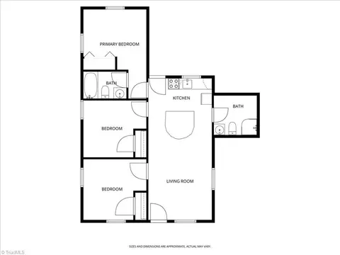 Floorplan - 1423 Commerce Ave E, High Point, NC 27260 photo 1 of 1