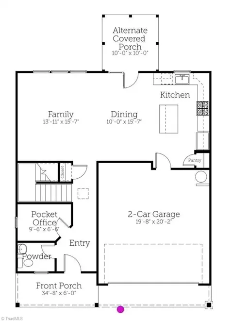 Floorplan - 5456 Rock Valley Dr, Trinity, NC 27370 photo 1 of 2