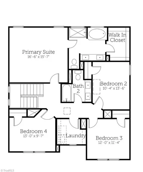 Floorplan - 5456 Rock Valley Dr, Trinity, NC 27370 photo 2 of 2