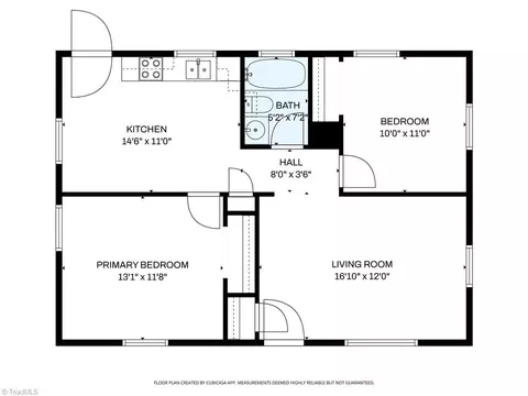 Floorplan - 513 Ridgecrest Dr, High Point, NC 27262 photo 1 of 1