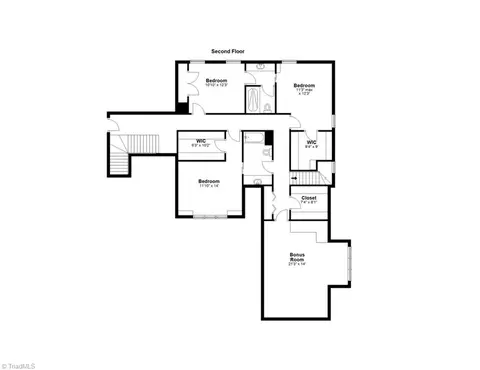 Floorplan - 4200 Lupton Ct, High Point, NC 27262 photo 2 of 3