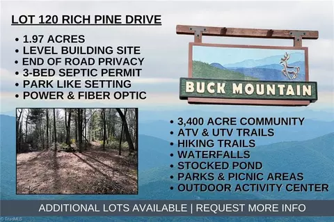 lot120 Rich Pine Dr, Purlear, NC 28665