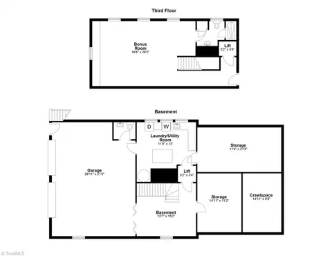 Floorplan - 417 Hillcrest Dr, High Point, NC 27262 photo 3 of 3