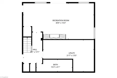 Floorplan - 709 Overbrook Dr, High Point, NC 27262 photo 2 of 2