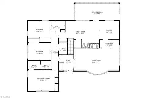 Floorplan - 709 Overbrook Dr, High Point, NC 27262 photo 1 of 2