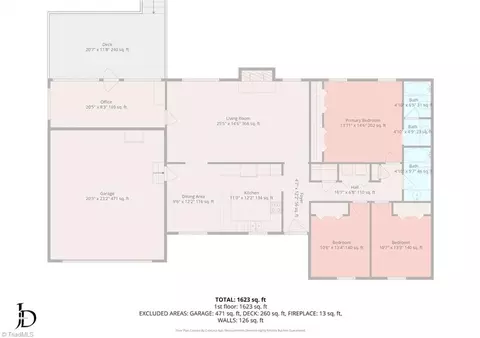 Floorplan - 4903 Westhaven Ln, Trinity, NC 27370 photo 1 of 1