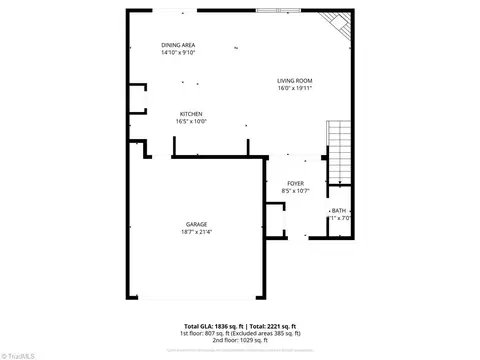 Floorplan - 752 Celtic Crossing Dr, High Point, NC 27265 photo 1 of 3