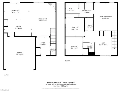 Floorplan - 752 Celtic Crossing Dr, High Point, NC 27265 photo 3 of 3