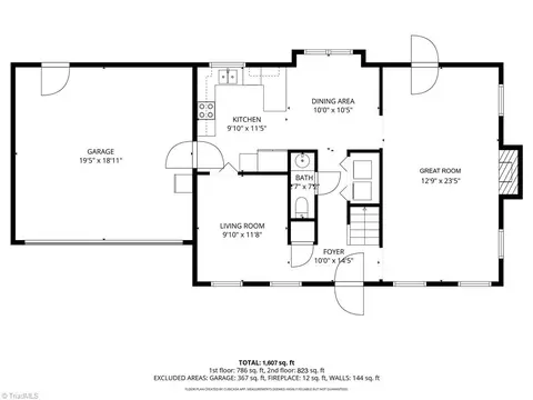 Floorplan - 3337 Timberwolf Ave, High Point, NC 27265 photo 1 of 2