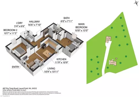 Floorplan - 487 Dry Twig Rd, Laurel Fork, VA 24352 photo 1 of 1