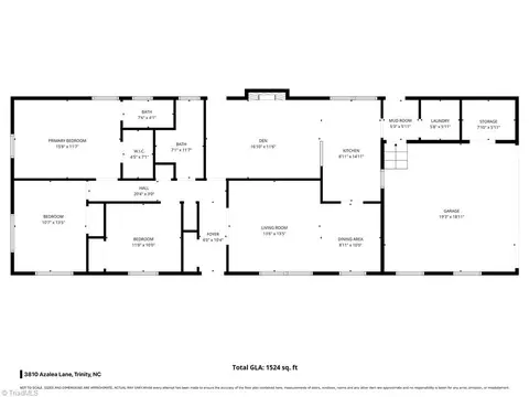 Floorplan - 3810 Azalea Ln, Trinity, NC 27370 photo 1 of 1