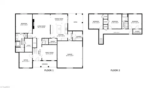 Floorplan - 2410 Sedalia Dr, Clemmons, NC 27012 photo 1 of 1
