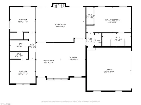 Floorplan - 102 Birchwood Ct, Trinity, NC 27370 photo 1 of 1