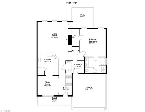 Floorplan - 2210 Starfall Dr, Colfax, NC 27235 photo 1 of 4