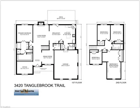 Floorplan - 3420 Tanglebrook Trl, Clemmons, NC 27012 photo 1 of 1