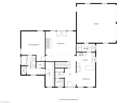 Floorplan - 6975 Kenbridge Dr, Clemmons, NC 27012 photo 1 of 2