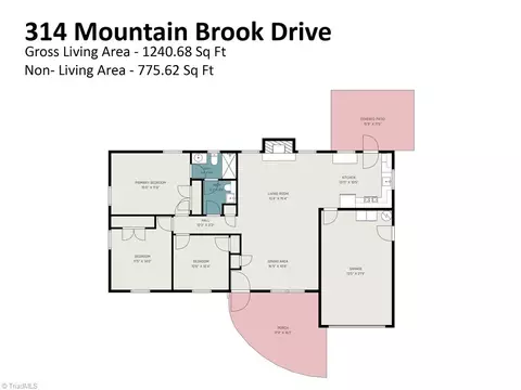 Floorplan - 314 Mountainbrook Dr, King, NC 27021 photo 1 of 1