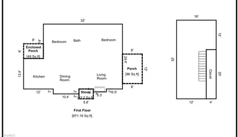 Floorplan - 1779 Mountainview Rd, King, NC 27021 photo 1 of 1