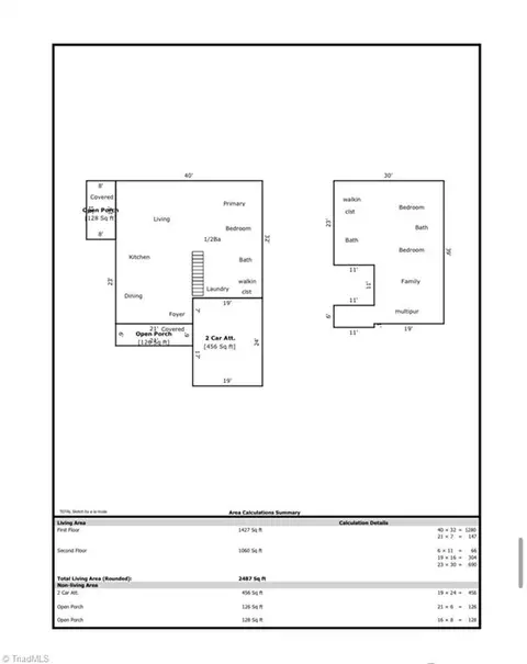 Floorplan - 1097 Dodson Mill Rd, Pilot Mountain, NC 27041 photo 1 of 1