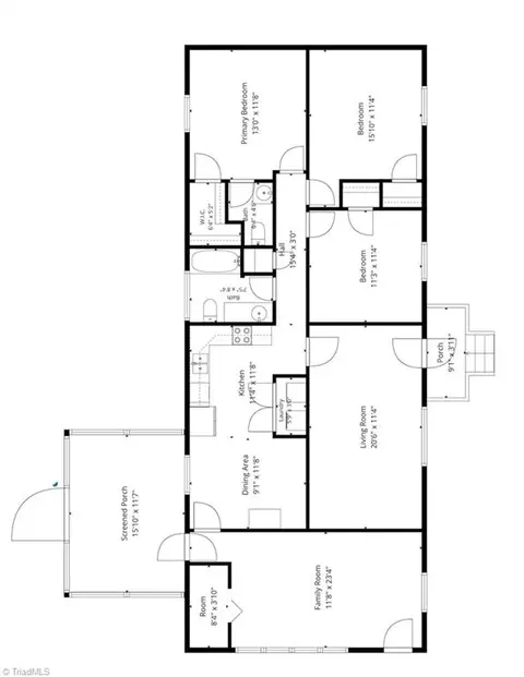 Floorplan - 4041 Cresent Ave, Trinity, NC 27370 photo 1 of 1