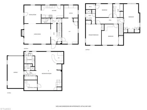 Floorplan - 809 Hillcrest Dr, High Point, NC 27262 photo 1 of 1