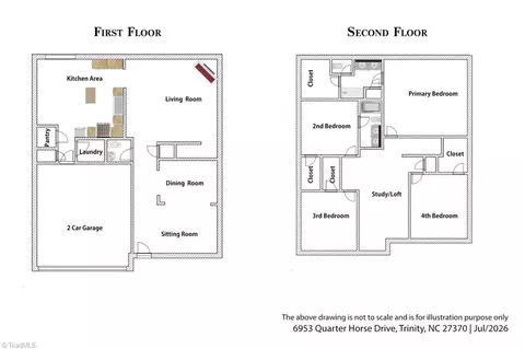Floorplan - 6953 Quarter Horse Dr, Trinity, NC 27370 photo 1 of 1