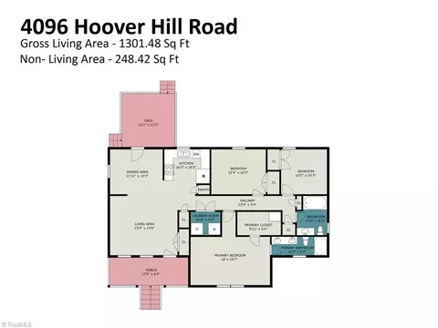 Floorplan - 4096 Hoover Hill Rd, Trinity, NC 27370 photo 1 of 1