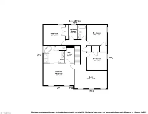 Floorplan - 1302 Leyland Ter, Trinity, NC 27370 photo 2 of 3