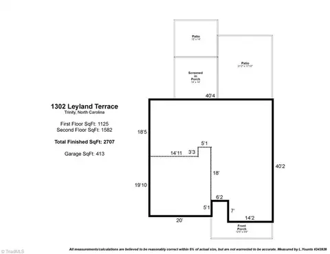 Floorplan - 1302 Leyland Ter, Trinity, NC 27370 photo 3 of 3