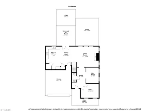 Floorplan - 1302 Leyland Ter, Trinity, NC 27370 photo 1 of 3