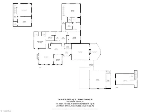 Floorplan - 3703 Brandon Dr, High Point, NC 27265 photo 1 of 1