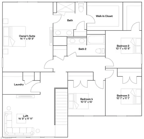 Floorplan - 126 Primrose St, King, NC 27021 photo 2 of 2