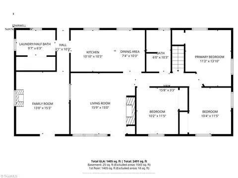 Floorplan - 212 Circle Dr, Dobson, NC 27017 photo 1 of 1