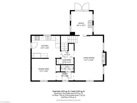 Floorplan - 7317 Farmbrook Pl, Thomasville, NC 27360 photo 3 of 4
