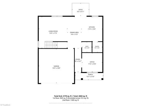 Floorplan - 5140 Payne St, Trinity, NC 27370 photo 1 of 3