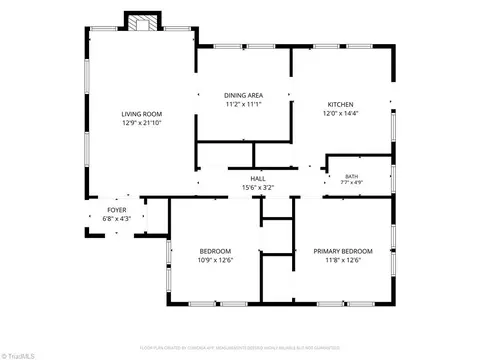 Floorplan - 607 Main St W, Pilot Mountain, NC 27041 photo 1 of 1