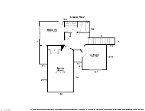 Floorplan - 7479 Fox Chase Dr, Trinity, NC 27370 photo 2 of 3