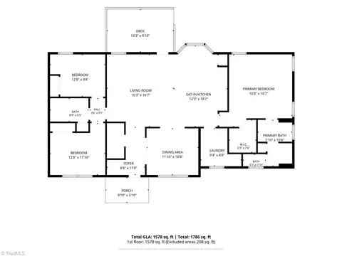 Floorplan - 106 N Old Nc Highway 75, Stem, NC 27581 photo 1 of 1