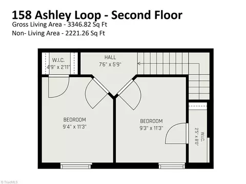 Floorplan - 158 Ashley Loop, Eden, NC 27288 photo 2 of 2